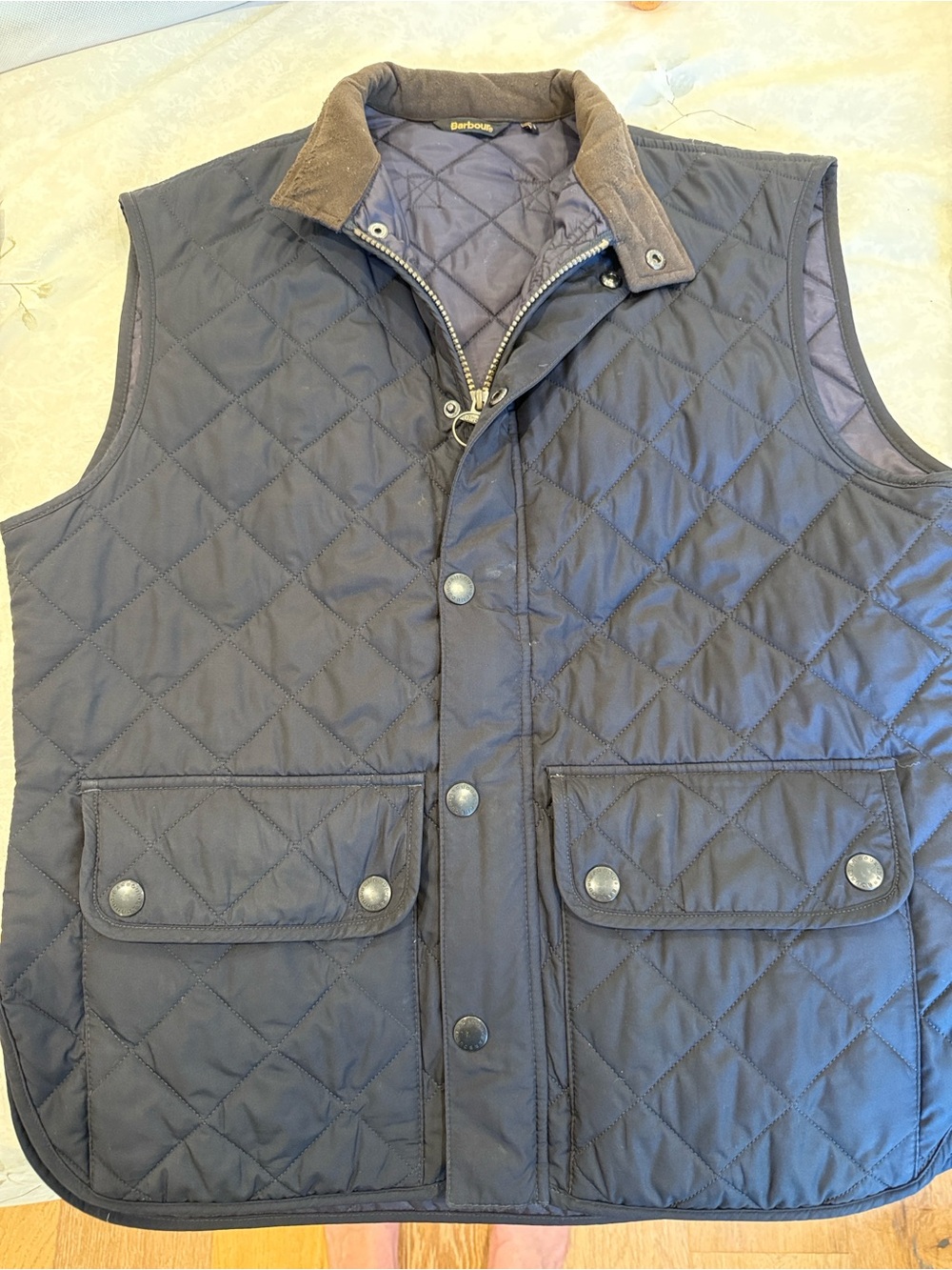 Barbour Quilted Navy Men's Vest